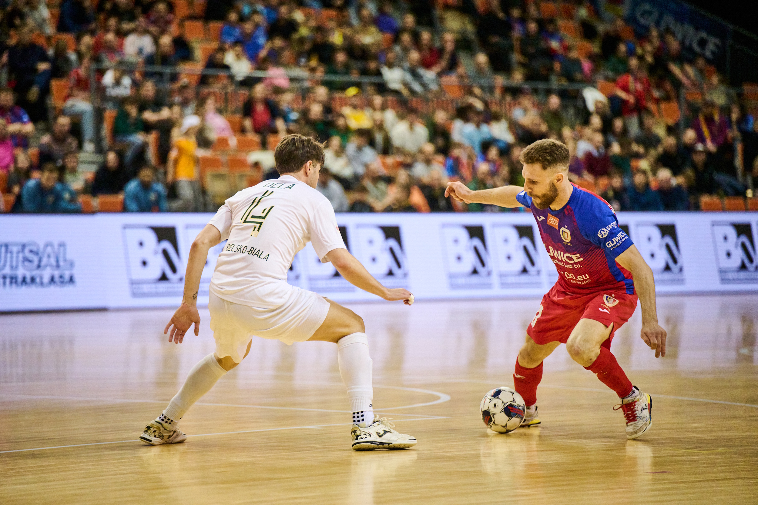 Mecz Piasta Gliwice Futsal z Rekordem Bielskiem-Białą
