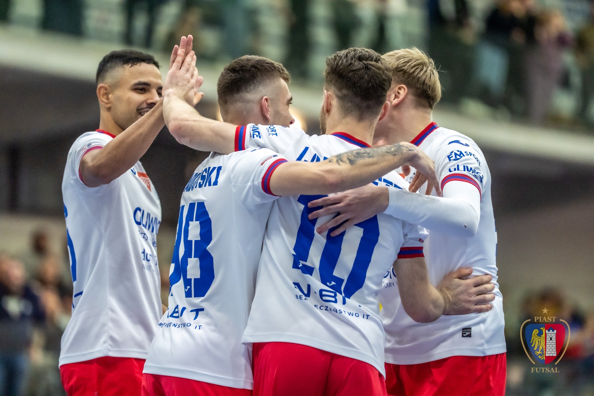 Zawodnicy Piasta Gliwice Futsal podczas meczu