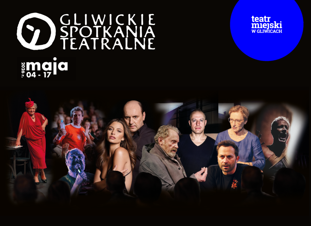 Baner ze zdjęciami aktorów